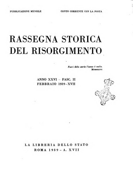 Rassegna storica del Risorgimento organo della Società nazionale per la storia del Risorgimento italiano