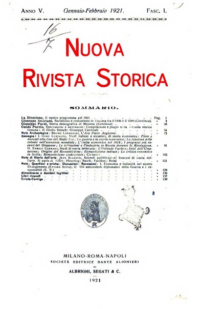 Nuova rivista storica