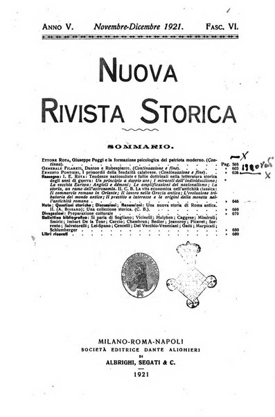 Nuova rivista storica