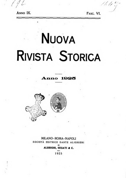 Nuova rivista storica