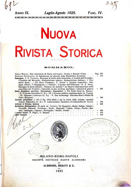 Nuova rivista storica