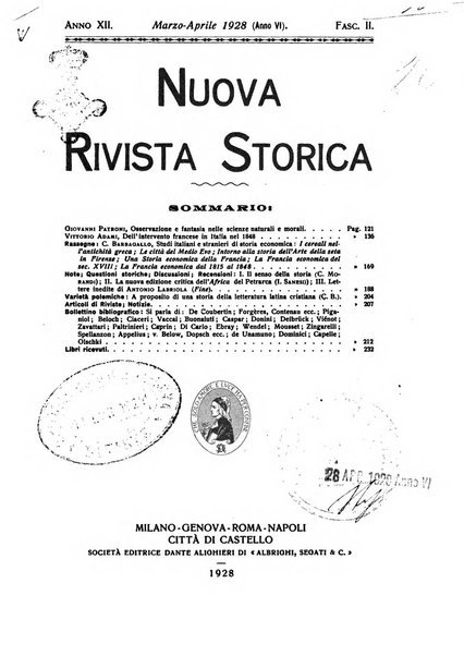 Nuova rivista storica