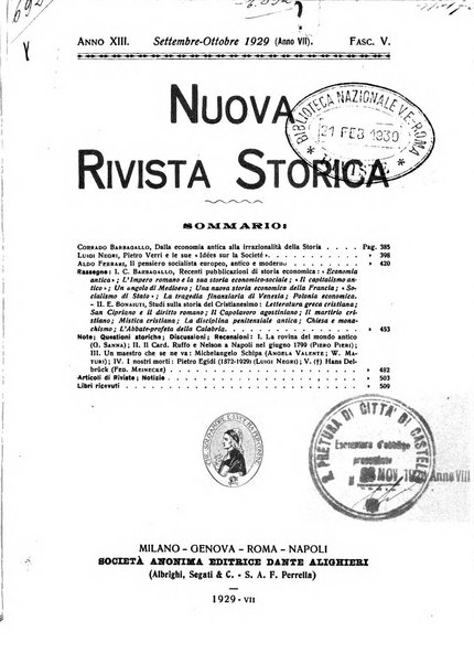 Nuova rivista storica