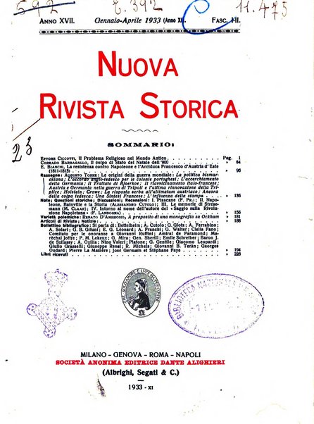 Nuova rivista storica