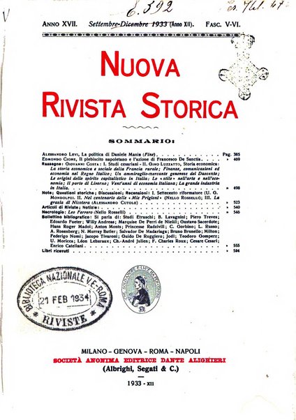 Nuova rivista storica