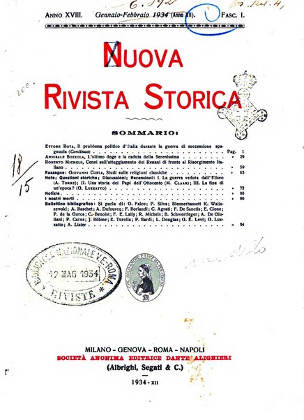 Nuova rivista storica