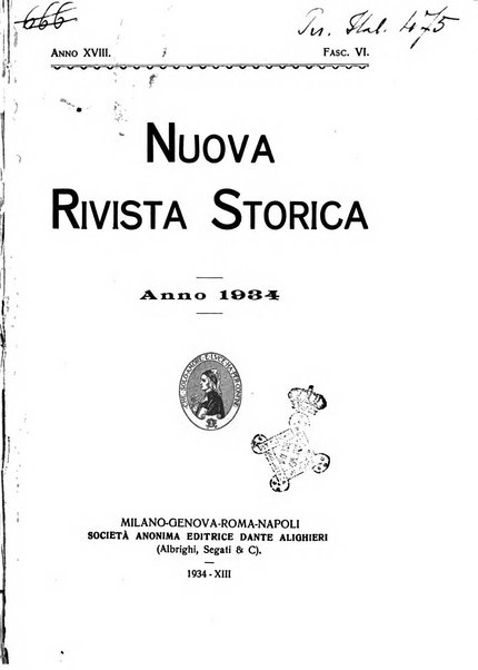 Nuova rivista storica