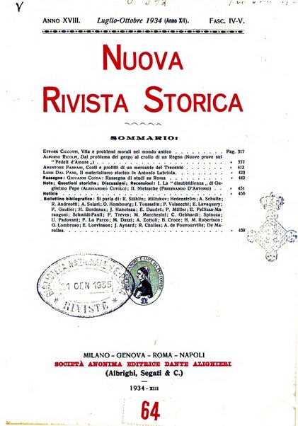 Nuova rivista storica