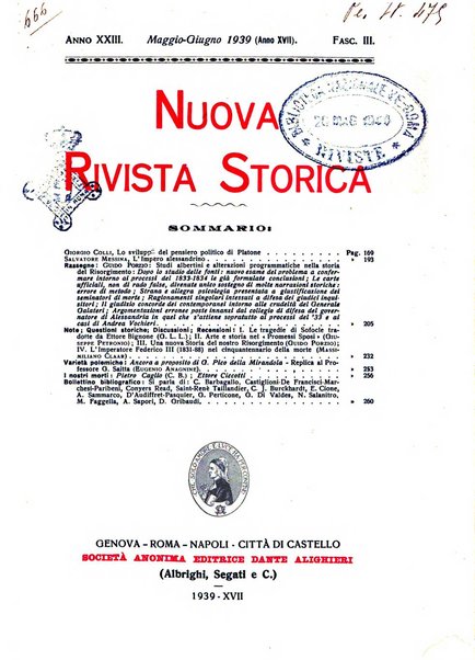 Nuova rivista storica