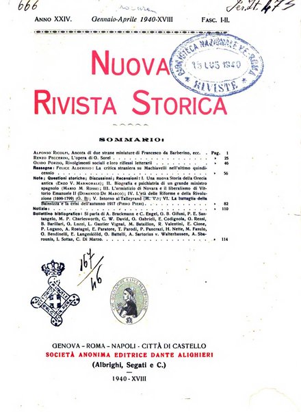 Nuova rivista storica