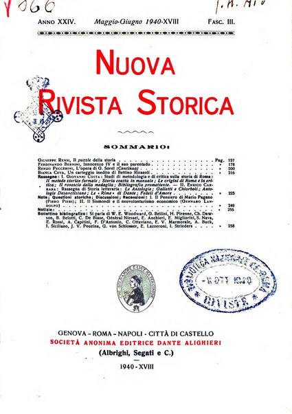 Nuova rivista storica