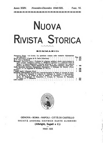 Nuova rivista storica