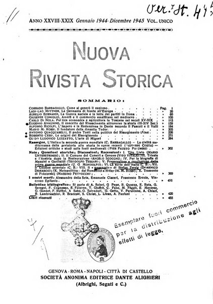 Nuova rivista storica