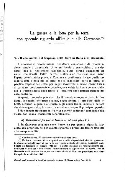 Giornale degli economisti e annali di economia