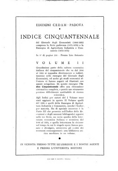 Giornale degli economisti e annali di economia