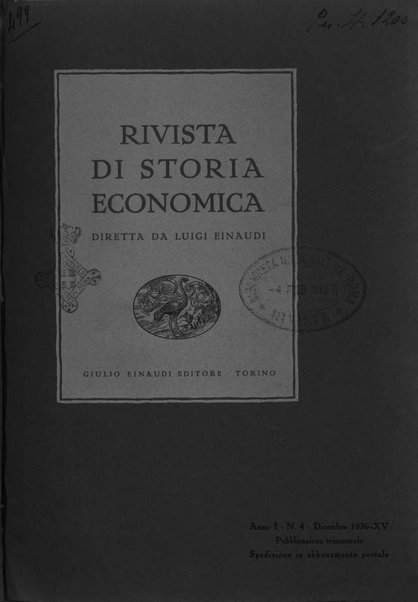 Rivista di storia economica