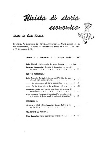 Rivista di storia economica