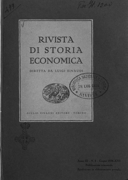 Rivista di storia economica