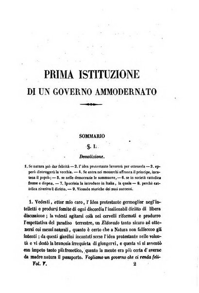 La civiltà cattolica pubblicazione periodica per tutta l'Italia