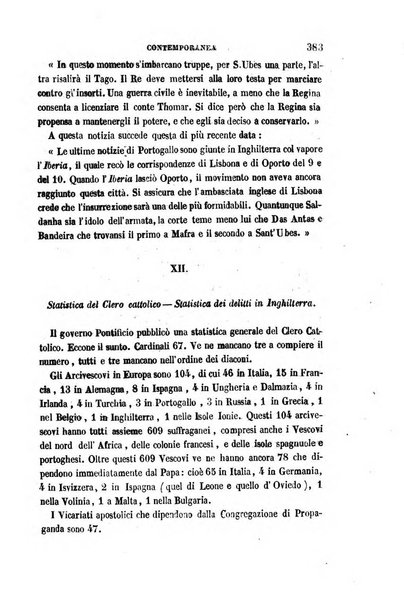 La civiltà cattolica pubblicazione periodica per tutta l'Italia