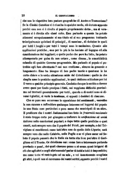 La civiltà cattolica pubblicazione periodica per tutta l'Italia