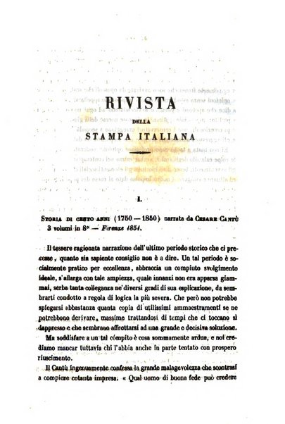 La civiltà cattolica pubblicazione periodica per tutta l'Italia