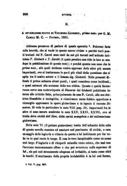 La civiltà cattolica pubblicazione periodica per tutta l'Italia