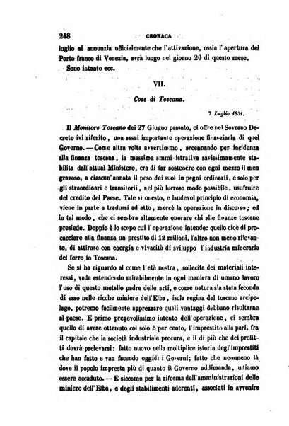 La civiltà cattolica pubblicazione periodica per tutta l'Italia