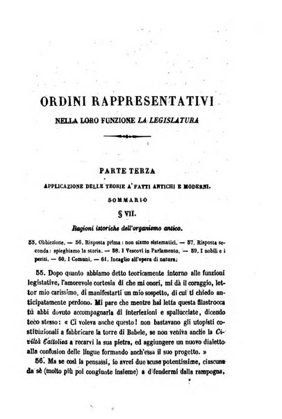 La civiltà cattolica pubblicazione periodica per tutta l'Italia