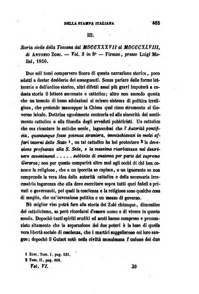 La civiltà cattolica pubblicazione periodica per tutta l'Italia