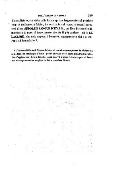 La civiltà cattolica pubblicazione periodica per tutta l'Italia