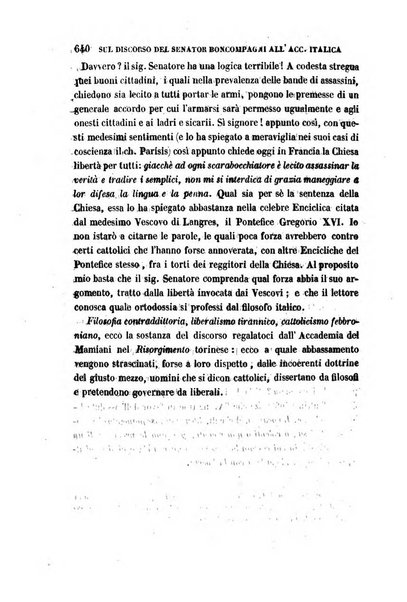 La civiltà cattolica pubblicazione periodica per tutta l'Italia