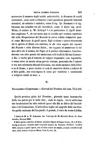 La civiltà cattolica pubblicazione periodica per tutta l'Italia