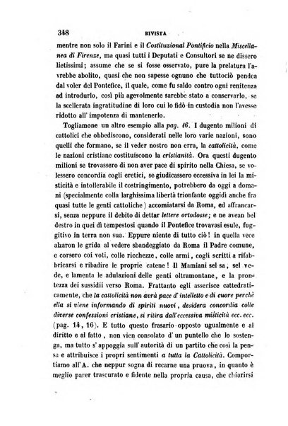 La civiltà cattolica pubblicazione periodica per tutta l'Italia