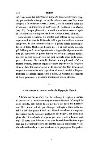 La civiltà cattolica pubblicazione periodica per tutta l'Italia