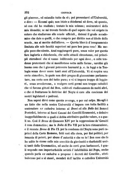 La civiltà cattolica pubblicazione periodica per tutta l'Italia