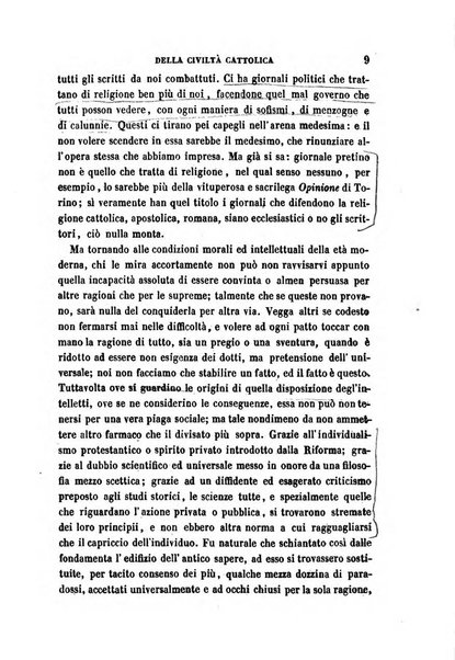 La civiltà cattolica pubblicazione periodica per tutta l'Italia