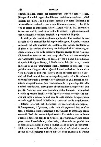 La civiltà cattolica pubblicazione periodica per tutta l'Italia