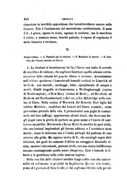 La civiltà cattolica pubblicazione periodica per tutta l'Italia