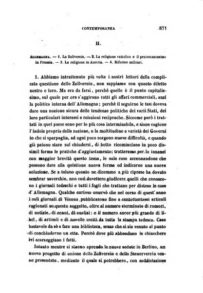 La civiltà cattolica pubblicazione periodica per tutta l'Italia