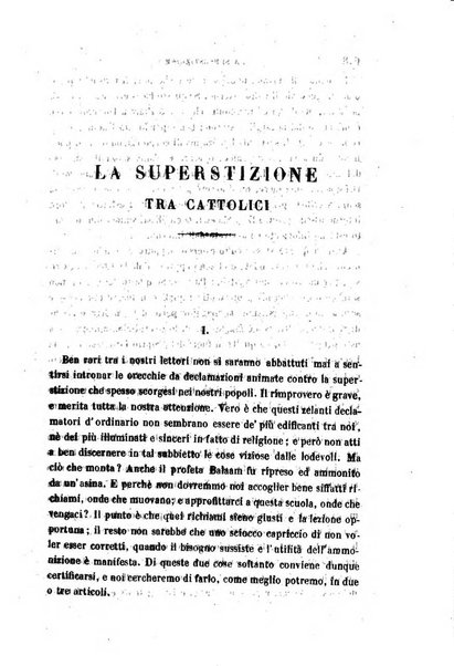 La civiltà cattolica pubblicazione periodica per tutta l'Italia