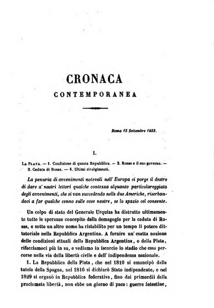 La civiltà cattolica pubblicazione periodica per tutta l'Italia