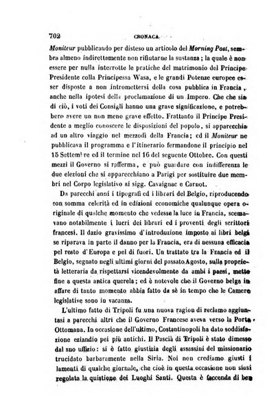 La civiltà cattolica pubblicazione periodica per tutta l'Italia