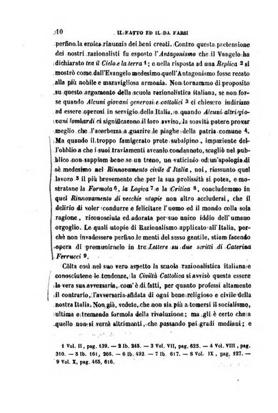 La civiltà cattolica pubblicazione periodica per tutta l'Italia