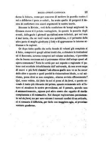 La civiltà cattolica pubblicazione periodica per tutta l'Italia