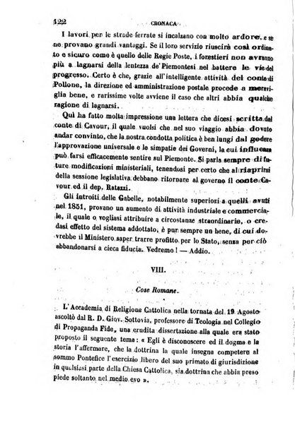 La civiltà cattolica pubblicazione periodica per tutta l'Italia