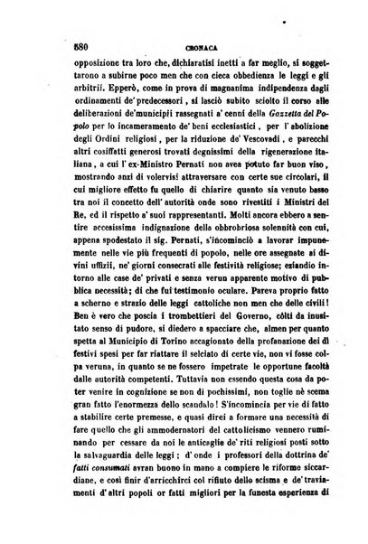 La civiltà cattolica pubblicazione periodica per tutta l'Italia