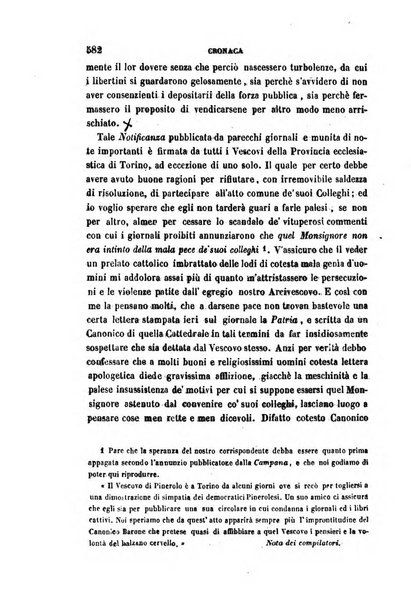 La civiltà cattolica pubblicazione periodica per tutta l'Italia