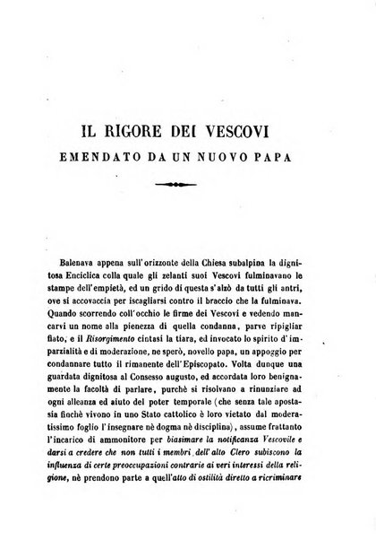 La civiltà cattolica pubblicazione periodica per tutta l'Italia