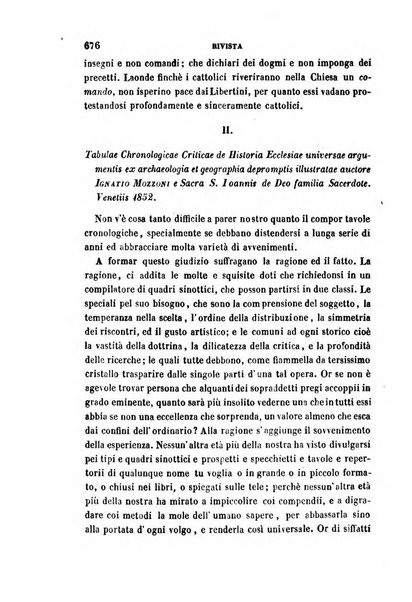 La civiltà cattolica pubblicazione periodica per tutta l'Italia